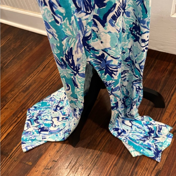 Lilly Pulitzer Essie Maxi Dress Smocked Print Sleeveless Sz M Rn88189 EUC - Picture 6 of 6